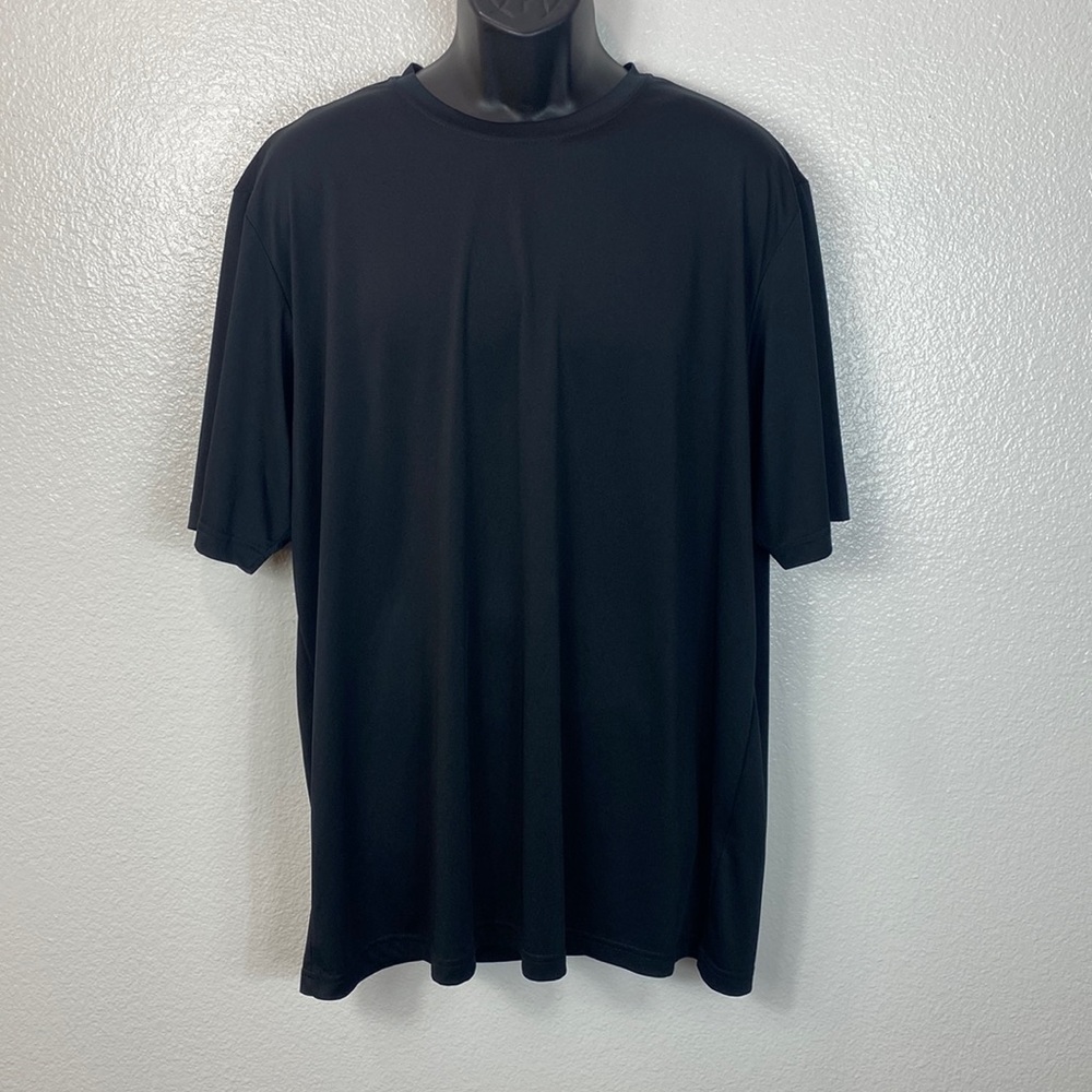 Sport-Tek Black, Short Sleeve T-Shirt, Men's Fit XXL